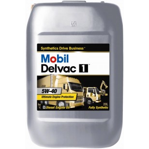 Mobil Delvac 1 5W-40, 20л.
